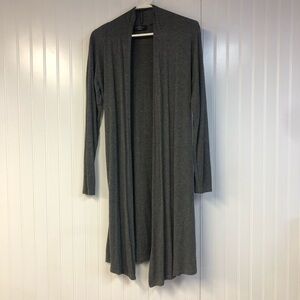 Made by Johnny Gray Open Front Cardigan Sweater Duster Small Lightweight
